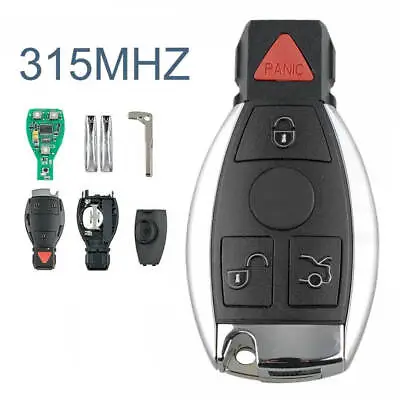 Replacement Kit For Benz IYZ3317 IYZDC07 4 Button Keyless Entry Remote Key Fob • $15.99