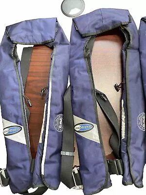 Set Of 4 Mustang Inflatable Life Jackets. Excellent Condition. • $160