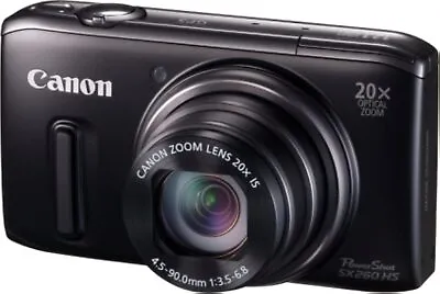 USED Canon Digital Camera PowerShot SX260HS 20x Optical Zoom With GPS PSSX260HS • $518.62