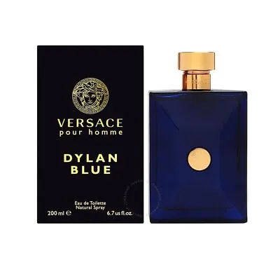 Versace Dylan Blue 6.7 Oz EDT Spray Mens Cologne 200 Ml NIB • $75.99