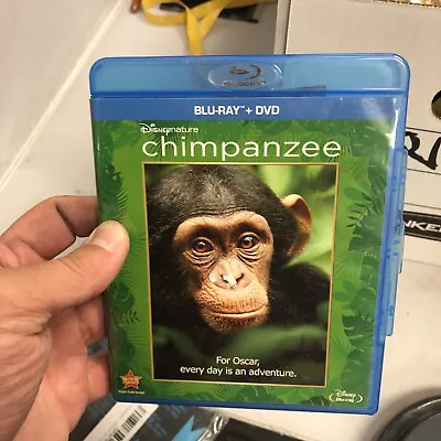 Disneynature Chimpanzee Blu Ray & DVD Oscar The Chimp Animal Nature Film • $7.50