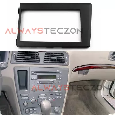 Car Stereo Radio Fascia Dash Frame Trim 2DIN For Volvo XC70 V70 S60 1998-2004 • $58.92