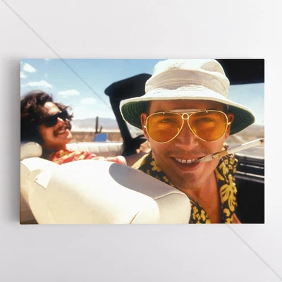 £32.57 • Buy Fear And Loathing In Las Vegas Poster Canvas Movie Wall Art Print #00b