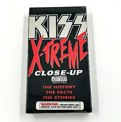 KISS - X-Treme Close-Up (VHS 1992) New Sealed • $14.80