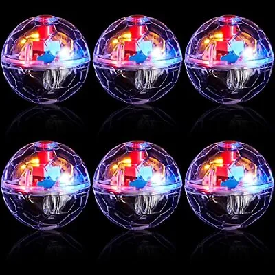 6 Pieces Ghost Hunting Cat Ball Activated Cat Toy LED Light Motion Cat Dog In... • $25.66