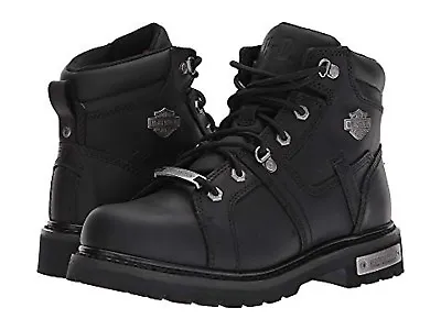 Harley-Davidson Men's Ruskin 5-In Black Motorcycle Boots D93471 • $124.99