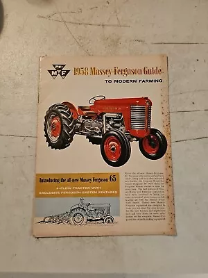 Vintage 1958 Massey Ferguson Guide To Modern Farming  • $12.95