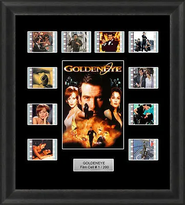 £76.99 • Buy Backlight James Bond Goldeneye Framed Film Cell Memorabilia 007 Backlit