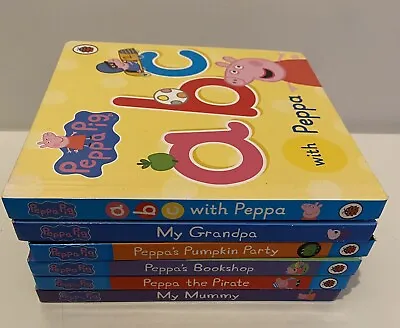 £10.99 • Buy Set Of 6 Peppa Pig Board Books Mummy Grandpa ABC Pirate