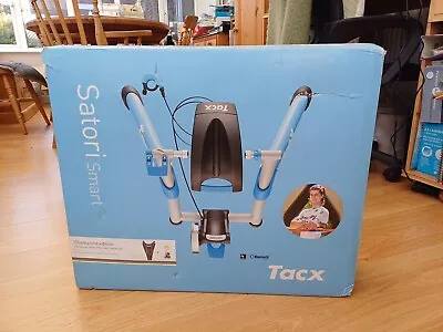 Tacx Satori Smart Turbo Trainer - Blue (T2400) • £90