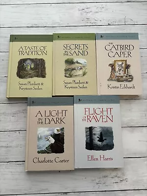 Lot Of 5 Hardback Books-Mysteries Of Sparrow Island Guideposts Very Good • $25