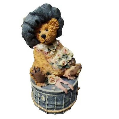 VTG 1993 Boyds Bears Bearstone Victoria The Lady Trinket Box Style #2004 Ceramic • $19.99