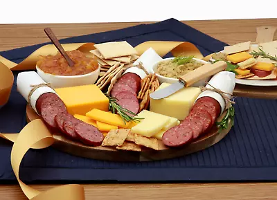 Classic Epicurean Meat & Cheese Charcuterie Board - Delightful Gift For Meat And • $92.90