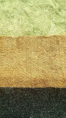 £26.99 • Buy ECO 100cm Hanging Basket Liner Green Black Wool Brown Coir 18  20  Roll Garden