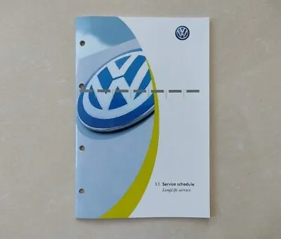 💯original Volkswagen Service History Book Covers All Vw Models Golf Polo Tiguan • $12.37