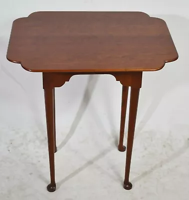 Eldred Wheeler Queen Anne Style Maple Beautiful Tea Table Bench Made • $1099