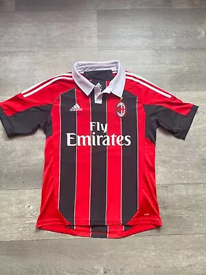 Ac Milan 2012 2013 Home Shirt Football Soccer Jersey Adidas X23680 Mens Size M • $55