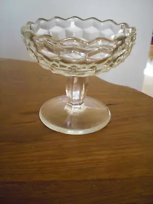 Vintage American Fostoria Scalloped Edge Footed Jam Jelly Compote Candy Dish • $8.99