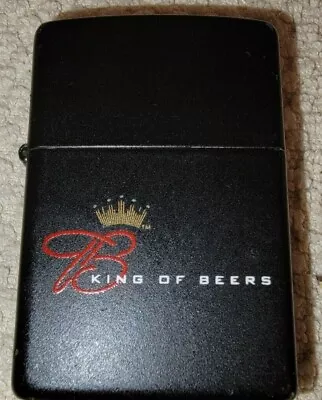$50 • Buy Zippo  King Of Beers Rare Retired Budweiser Lighter  2002
