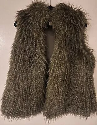 MICHAEL Michael Kors Women's Faux Fur Vest Brown Size XL • $40