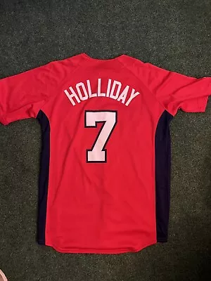 Matt Holliday St Louis Cardinals Baseball MLB Jersey Medium Majestic Excellent • $39.95