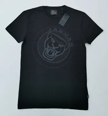 Genuine Jaguar Mens Growler T-Shirt - Black And Grey - XSmall - 50JMGROWTEEBLK • £15.99