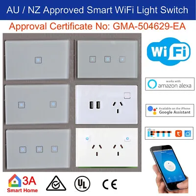 Approved WiFi Smart Light Switch Dimmer GPO Fan Desk Lamp For Google Home Alexa • $52.25