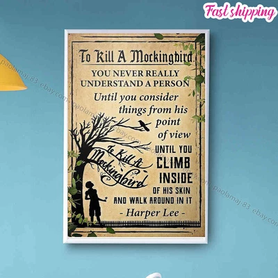 $15.32 • Buy Harper Lee To Kill A Mockingbird Poster Prints Poster Wall Art Vertical