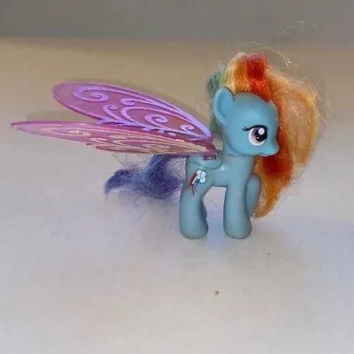 My Little Pony G4 Brushable Rainbow Dash Glimmer Wings 2011 • $11.99