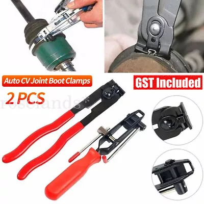 2* Auto CV Joint Boot Clamps Pliers Automobile Car Banding Clamp Set Tool Kit • $25.39