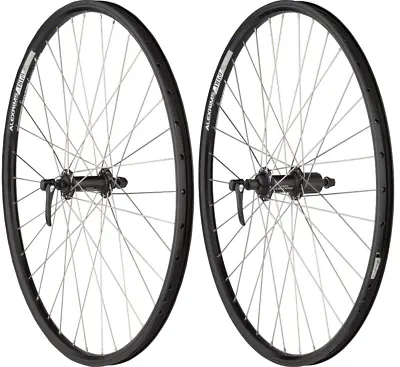 26  Mountain Bike MTB Wheelset Alex DH19 Rims 36h Shimano Deore Hubs QR 100-135 • $219