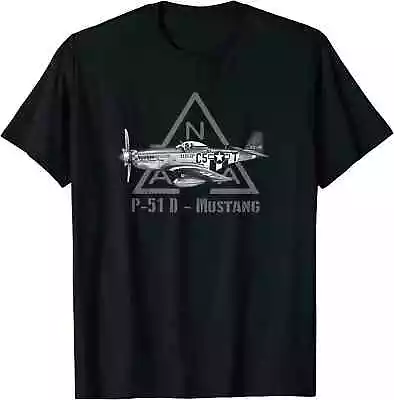 HOT SALE! North Americans P51 Mustang Military Fighter Planes WW2 T-Shirt S-5XL • $19.99