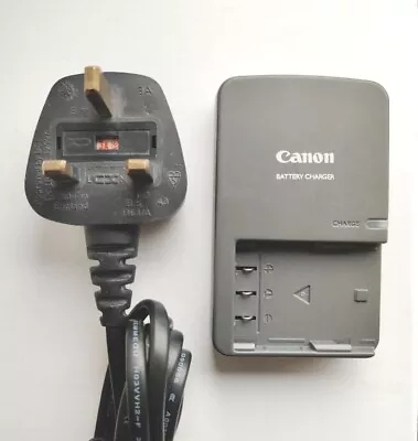 GENUINE CANON 350D 400D  CB-2LWE BATTERY CHARGER UK Plug . • £18.99