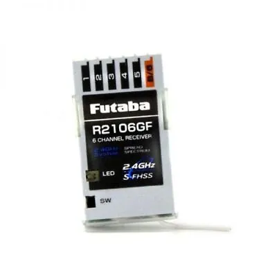 Futaba FUT01102201-3 R2106GF 2.4G SFHSS Micro 6Ch Rx • $39.99