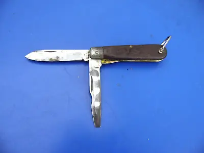 Vintage Klein Tools  Electrician Lineman Folding Knife W/screwdriver Blade#aa • $16.99