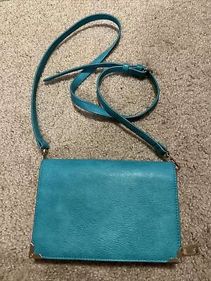 Urban Expressions Mint Green Clutch Purse Crossbody Bag Teal - 8” X 5” - Nice! • $8.44