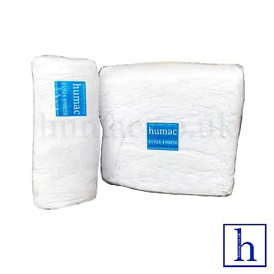 £44.99 • Buy 20KG White Sheeting Lint Free Cleaning Rags Wipers Wiping Polishing Cloths HUMAC