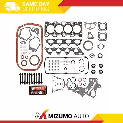 Full Gasket Set Head Bolts Fit 93-99 Mitsubishi Galant Eclipse Spyder Dodge 4G64 • $79.95