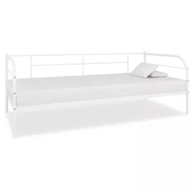Daybed Frame White Metal 90x200 Cm • £83.99