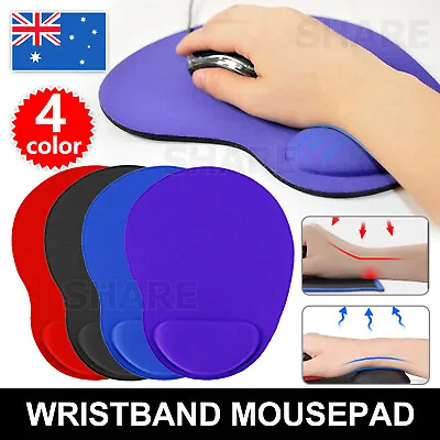 $5.95 • Buy Ergonomic Comfort Wrist Support Mouse Pad Mice Mat Computer PC Laptop Non Slip