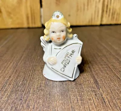 Single Vintage Small/Miniature Ceramic Christmas Angel Bell- Made In Japan? • $7.99
