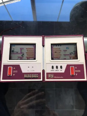 Nintendo Game & Watch Mario Bros -Tested/Works 1983 Vintage -New Batteries • $149.95