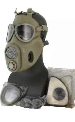 Gas Mask Military Survival Airsoft Cosplay NBC W/ Filters Costume Czech M10  • $3377.95