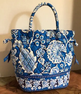 Vera Bradley Draw String Satchel Retired Pattern  Blue Lagoon  • $19.99