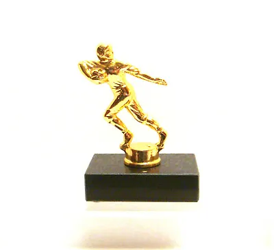 #1 Vintage Gold Metal Football Runner Trophy Top Trophy Parts Metal $ 4.50 Each  • $4.50