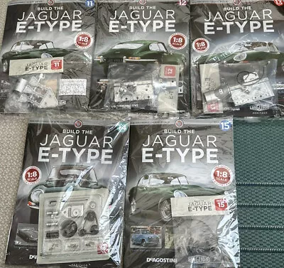 £19.99 • Buy 1/8 Deagostini Build Your Own The Jaguar E-type Car Issues 11-15