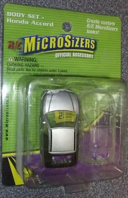 R/C Microsizers Body Set Honda Accord Silver HCAC1006 New • $3.99