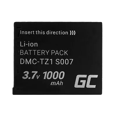 £11.95 • Buy Battery CGA-S007E For Panasonic Lumix TZ1 TZ2 TZ2GK TZ3 TZ3A TZ3K TZ4 TZ5 TZ11
