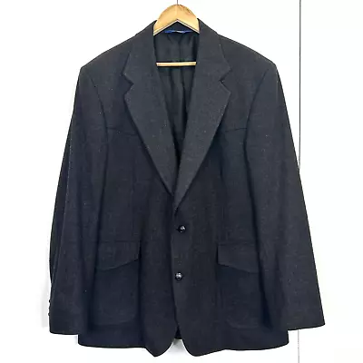 Pendleton Blazer Mens Size 48 Long Wool Sport Coat Jacket Western Elbow Patches • $59.99
