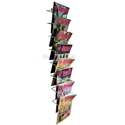 £26.34 • Buy Wall Panel Rack Display Stand Holder A4 A5 DL & Postcard Cards Leaflets (Q+)